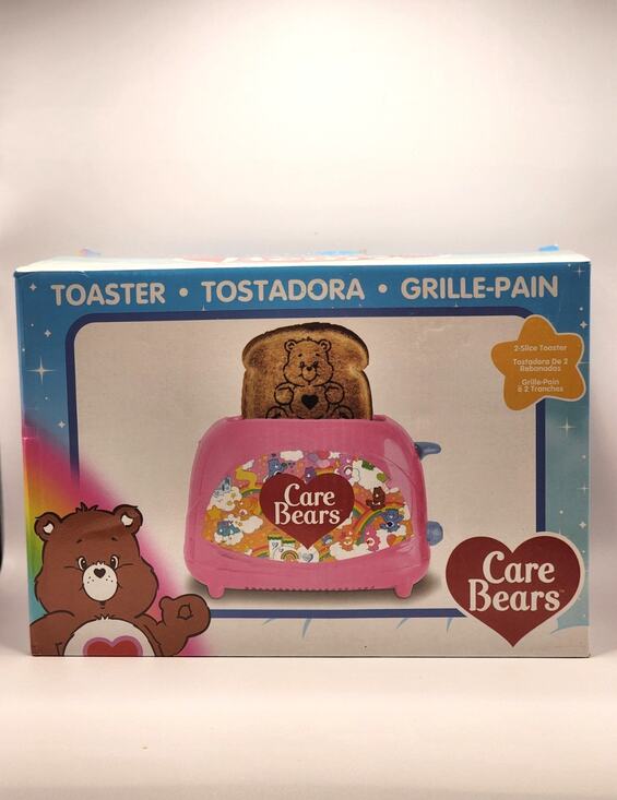 Uncanny Brands Other - Care Bears Tenderheart Pink Retro Toaster 2 Slice - WORKING!!